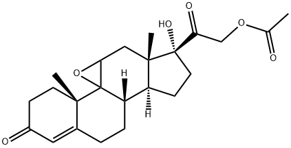 9,11-Epoxypregn-4-ene-17,21-diol-3,20-dione 21-acetate