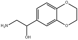 2-氨基-1-(2,3-二氢苯并[1,4]-二噁烷基-6-)-乙醇, 4384-99-0, 结构式