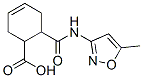 3-Cyclohexene-1-carboxylicacid,6-[[(5-methyl-3-isoxazolyl)amino]carbonyl]- 结构式