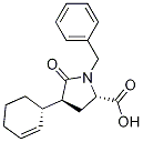 (2S,4S)-1-benzyl-4-((S)-cyclohex-2-enyl)-5-oxopyrrolidine-2-carboxylic acid Structure