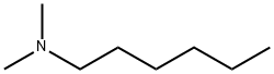 N,N-二甲基己胺,4385-04-0,结构式