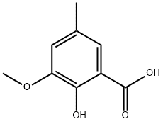2-하이드록시-3-메톡시-5-메틸벤조산