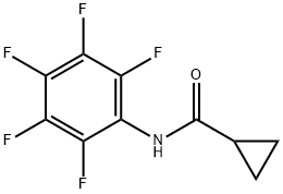 Cyclopropanecarboxamide, N-(pentafluorophenyl)- (9CI),438612-37-4,结构式