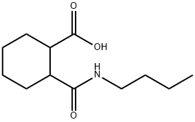 2-(丁基氨基-氧代甲基)-1-环己烷羧酸 结构式