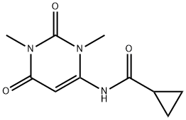 Cyclopropanecarboxamide, N-(1,2,3,6-tetrahydro-1,3-dimethyl-2,6-dioxo-4-pyrimidinyl)- (9CI)|