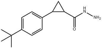 Cyclopropanecarboxylic acid, 2-[4-(1,1-dimethylethyl)phenyl]-, hydrazide (9CI) Struktur