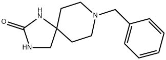 8-苄基-1,3,8-三氮杂螺[4,5]癸烷-2-酮,438621-58-0,结构式