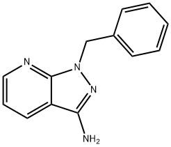 1-benzyl-1H-pyrazolo[3,4-b]pyridin-3-ylamine,438622-07-2,结构式