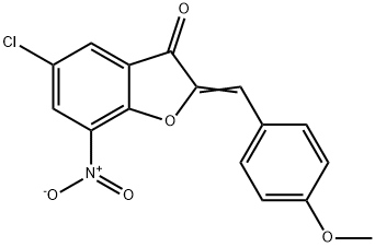 3(2H)-BENZOFURANONE, 5-CHLORO-2-[(4-METHOXYPHENYL)METHYLENE]-7-NITRO-|