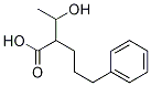 2-(1-hydroxyethyl)-5-phenylpentanoic acid Struktur