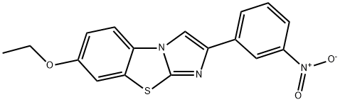 7-ETHOXY-2-(3-NITROPHENYL)IMIDAZO[2,1-B][1,3]BENZOTHIAZOLE Struktur