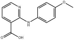 2-(4-methoxy-anilino)-nicotinic acid Structure