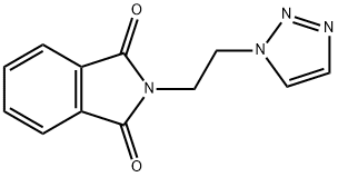 1H-Isoindole-1,3(2H)-dione, 2-[2-(1H-1,2,3-triazol-1-yl)ethyl]- Struktur