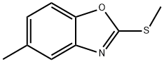 2-甲硫基-5-甲基苯并恶唑 结构式