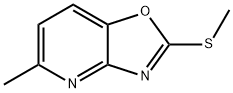 5-Methyl-2-(methylthio)[1,3]oxazolo[4,5-b]pyridine Struktur