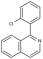 1-(2-CHLORO-PHENYL)-ISOQUINOLINE, 439614-58-1, 结构式
