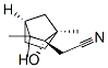 Bicyclo[2.2.1]heptane-2-acetonitrile, 2-hydroxy-1,3,3-trimethyl-, (1R,2S,4S)- (9CI) Structure