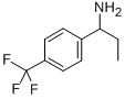 (RS)-1-[4-(TRIFLUOROMETHYL)PHENYL]PROPYLAMINE Struktur