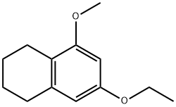 Naphthalene, 7-ethoxy-1,2,3,4-tetrahydro-5-methoxy- (9CI) 结构式