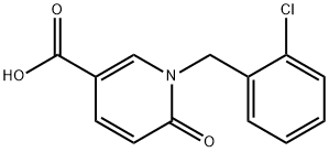 1-(2-氯苯基)-6-氧代-1,6-二氢-3-嘧啶羧酸 结构式