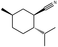 (1R,2S,5R)-2-异丙基-5-甲基环己腈 结构式