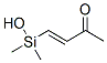 3-Buten-2-one, 4-(hydroxydimethylsilyl)-, (3E)- (9CI) Structure