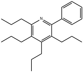 2-PHENYL-3,4,5,6-TETRAPROPYLPYRIDINE Structure