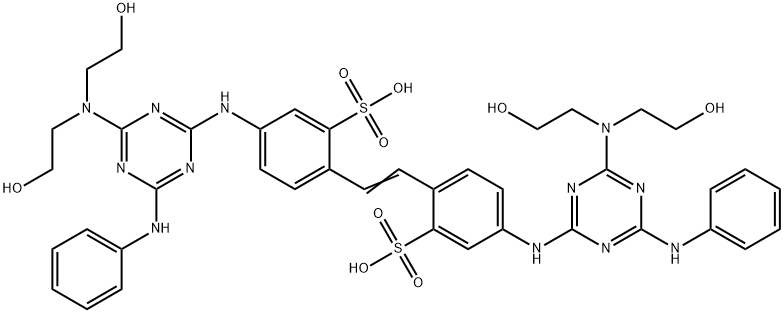 4,4'-Bis[4-[bis(2-hydroxyethyl)amino]-6-anilino-1,3,5-triazin-2-yl]amino]stilben-2,2'-disulfonsure