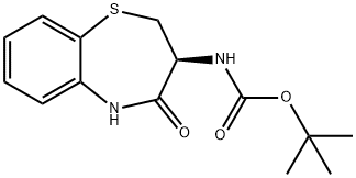 3(S)-BOC-AMINO-2,3-DIHYDRO-4-OXO-1,5-BENZOTHIAZEPINE Structure