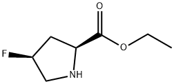 L-Proline, 4-fluoro-, ethyl ester, (4S)- (9CI) Structure