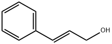 (E)-シンナミルアルコール 化学構造式