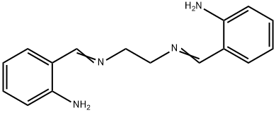N,N'-双(2-氨基苯亚甲基)乙二胺 结构式