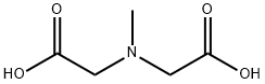 N-カルボキシメチル-N-メチルグリシン 化学構造式