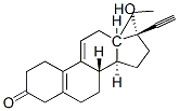 17-Ethynyl-18-methylestra-5(10),9(11)-dien-17-ol-3-one Struktur