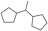 1,1-Dicyclopentylethane,4413-21-2,结构式