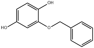 1,4-Benzenediol, 2-(phenylmethoxy)- (9CI) Structure