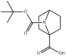 7-(tert-butoxycarbonyl)-7-azabicyclo[2.2.1]heptane-1-carboxylic acid,441353-52-2,结构式