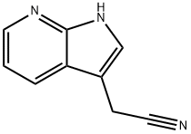 1H-Pyrrolo[2,3-b]pyridine-3-acetonitrile Struktur