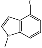 1H-Indole,4-fluoro-1-methyl-(9CI),441715-34-0,结构式