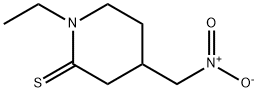 2-Piperidinethione,  1-ethyl-4-(nitromethyl)-|