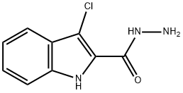 1H-Indole-2-carboxylicacid,3-chloro-,hydrazide(9CI)|