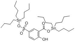 tributylstannyl 4-[[(tributylstannyl)oxy]sulphonyl]salicylate|