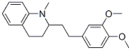 1,2,3,4-Tetrahydro-2-(3,4-dimethoxyphenethyl)-1-methylquinoline Structure