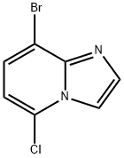 IMidazo[1,2-a]pyridine, 8-broMo-5-chloro- Structure