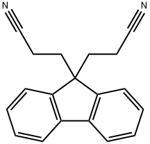 9,9-二(2-氰基乙基)芴, 4425-97-2, 结构式