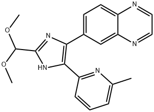 442517-38-6 6-(2-(dimethoxymethyl)-5-(6-methylpyridin-2-yl)-1H-imidazol-4-yl)quinoxaline