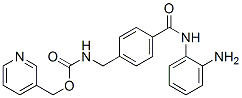 pyridin-3-ylmethyl N-[[4-[(2-aminophenyl)carbamoyl]phenyl]methyl]carbamate|