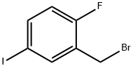 2-(溴甲基)-1-氟-4-碘苯,442910-33-0,结构式