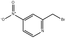 2-溴甲基-4-硝基吡啶,442910-43-2,结构式