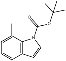 tert-Butyl 7-methyl-1H-indole-1-carboxylate Structure